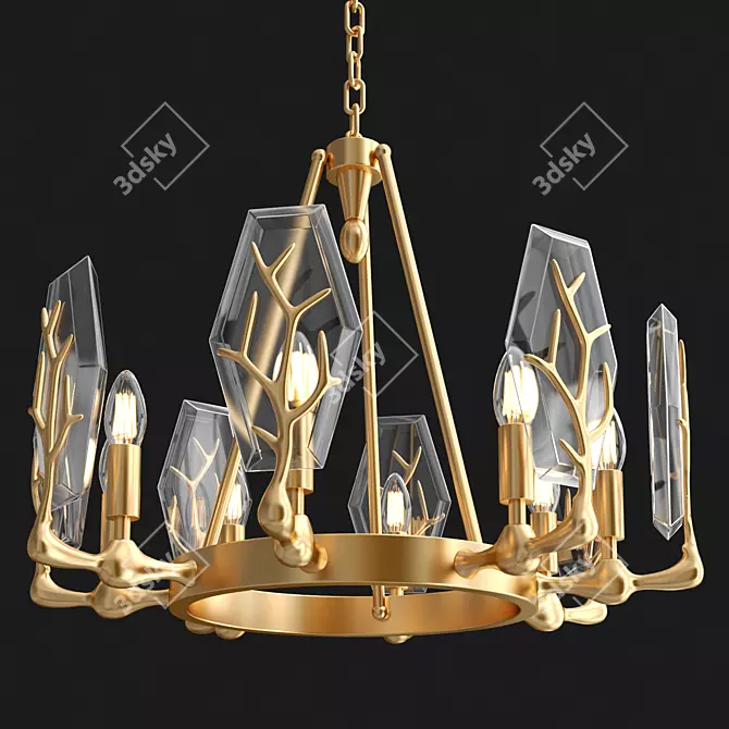 Designer Lamp: Prime 8 3D model image 2