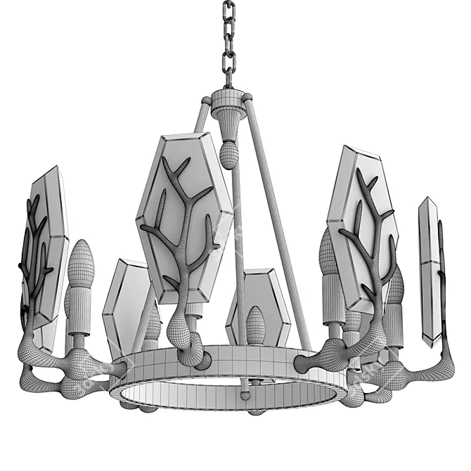 Designer Lamp: Prime 8 3D model image 3