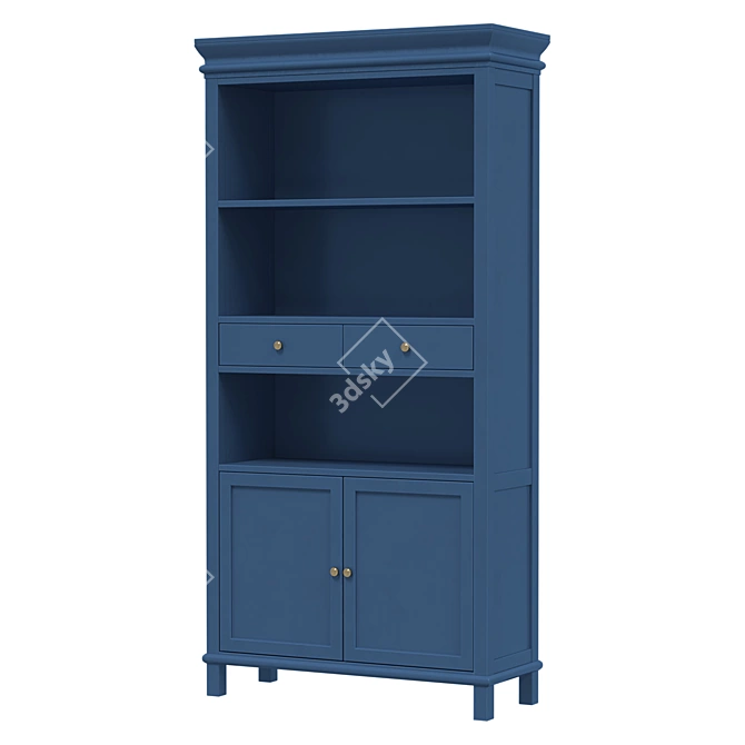 Versatile Jules Verne Shelving Unit 3D model image 1