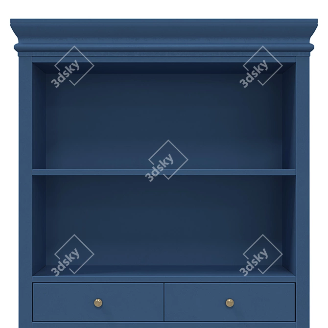 Versatile Jules Verne Shelving Unit 3D model image 3