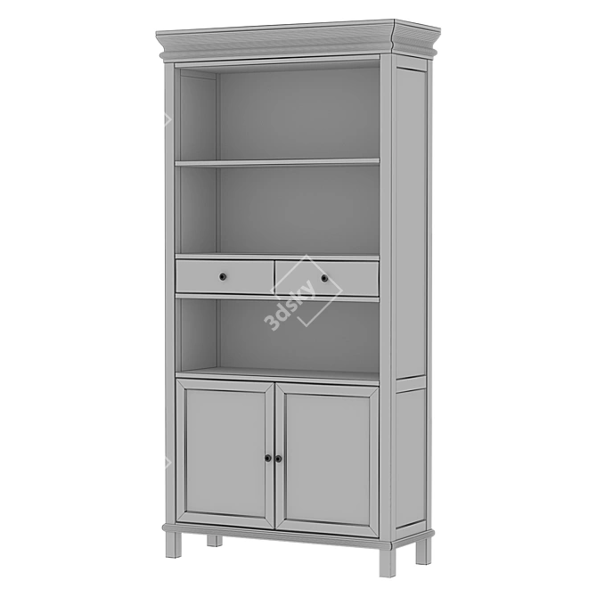 Versatile Jules Verne Shelving Unit 3D model image 5