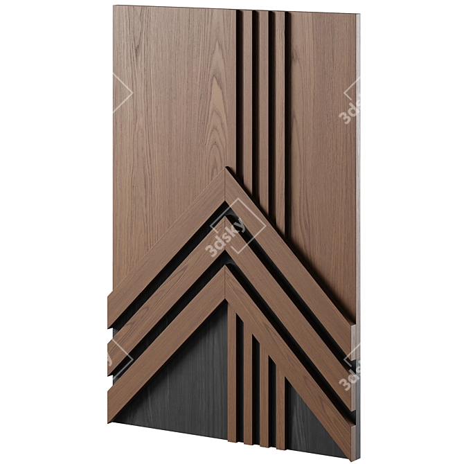 SZEWRON Wood Walls Art Piece 3D model image 3