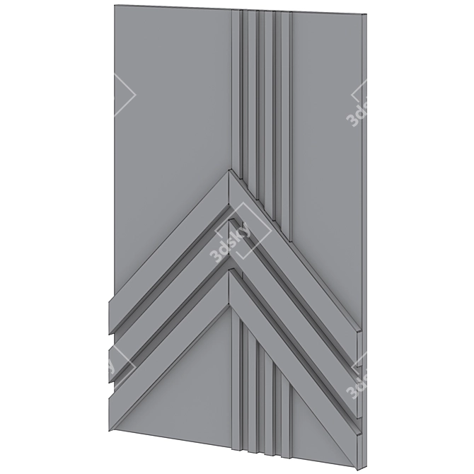 SZEWRON Wood Walls Art Piece 3D model image 6