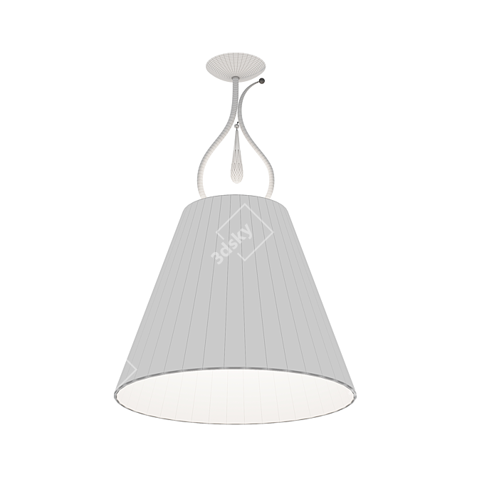 Elegant Madeline Pendant Light 3D model image 2