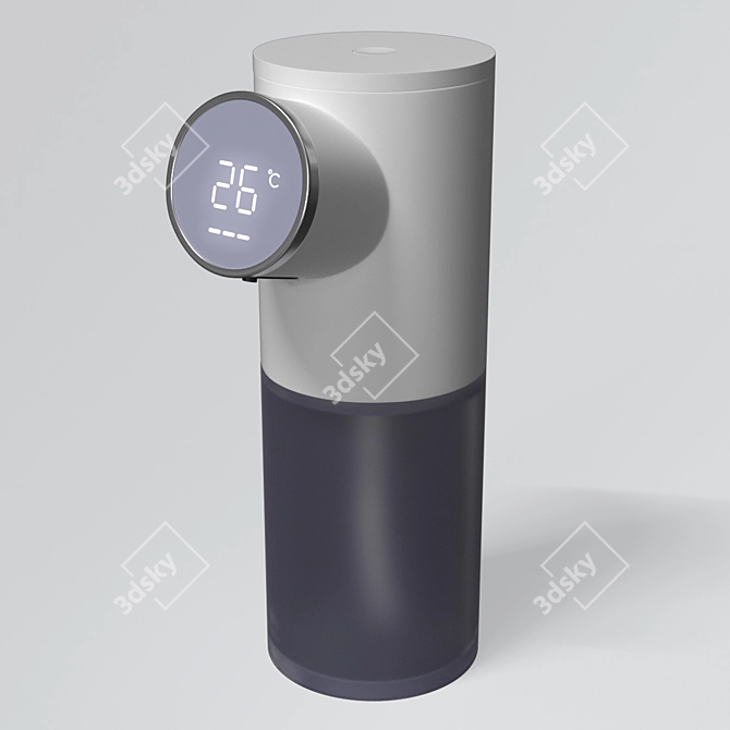 Digital Soap Dispenser with Display 3D model image 3