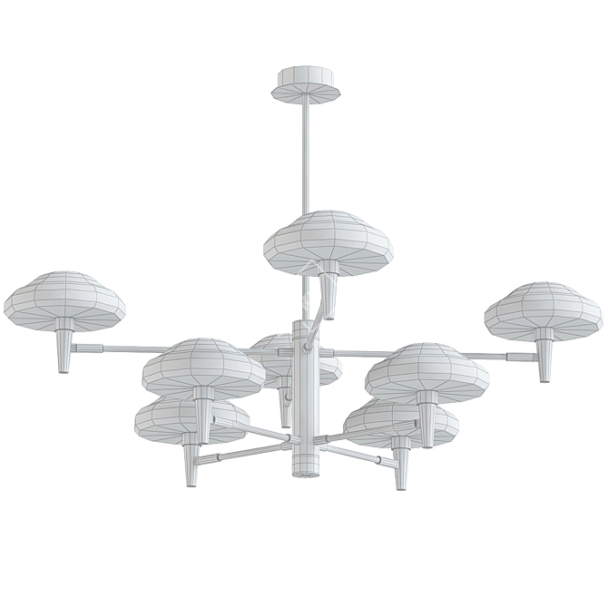 Glamour Meduza Chandelier 2014 3D model image 2