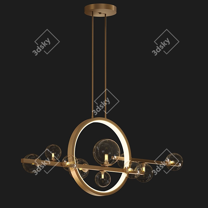 Bubi Minimalist Kitchen Island Light 3D model image 3