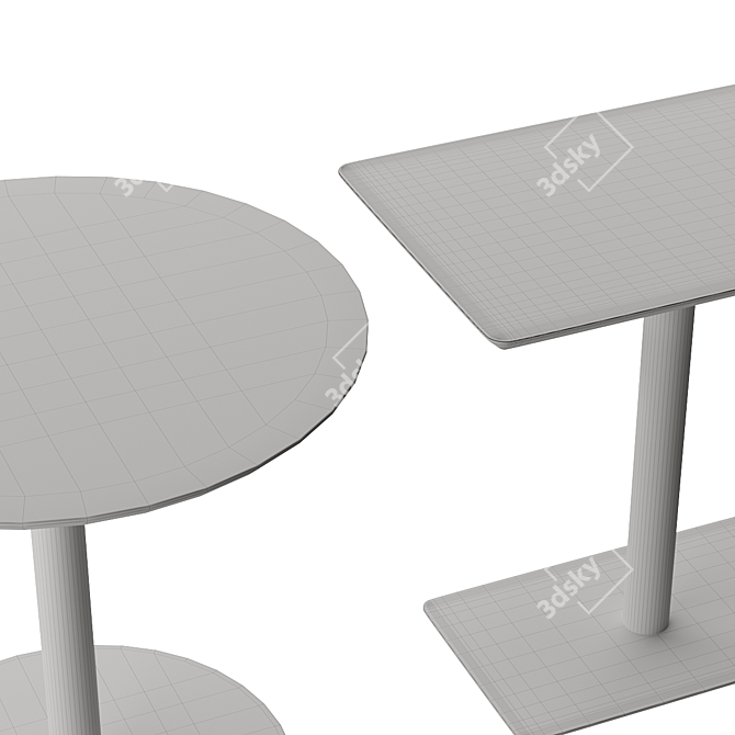 INCLASS NUME Collection | Restaurant Tables 3D model image 4