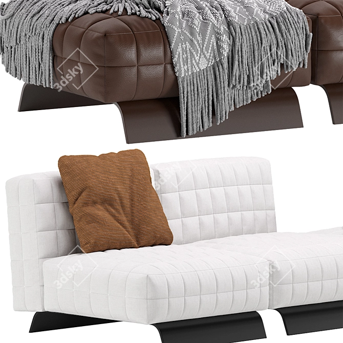 Minotti Twiggy Modular Sofa 01 3D model image 6