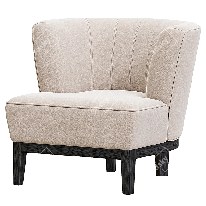 Grilli Armchair Kipling Edition 3D model image 1