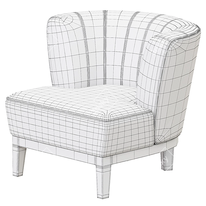 Grilli Armchair Kipling Edition 3D model image 3