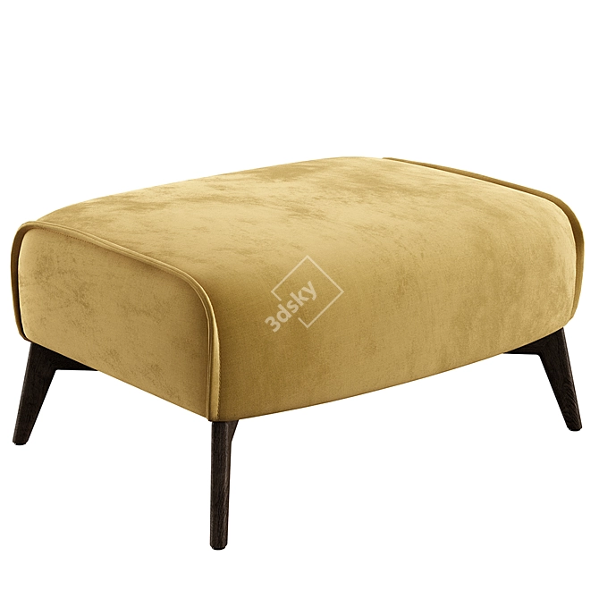 Avalon Sofaclub Ottoman 3D model image 1