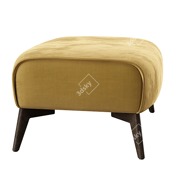Avalon Sofaclub Ottoman 3D model image 2