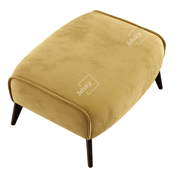 Avalon Sofaclub Ottoman 3D model image 3