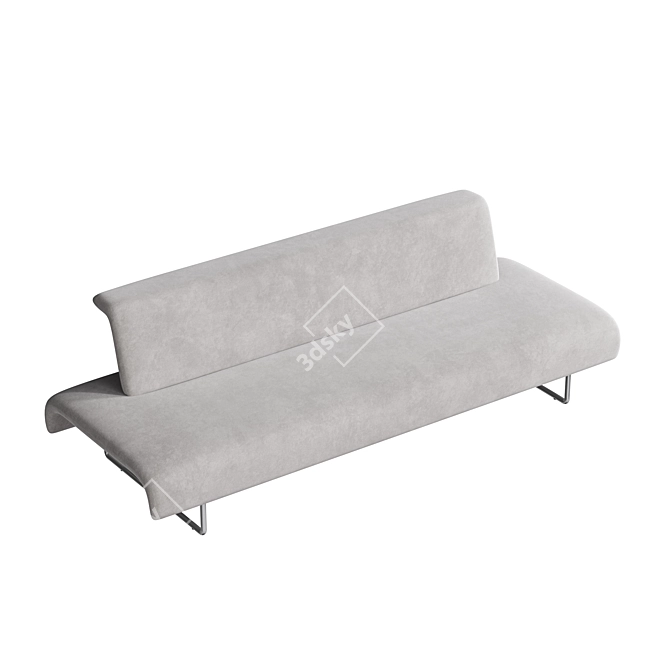 Elegant Naoto Fukasawa Cloud Sofa 3D model image 4