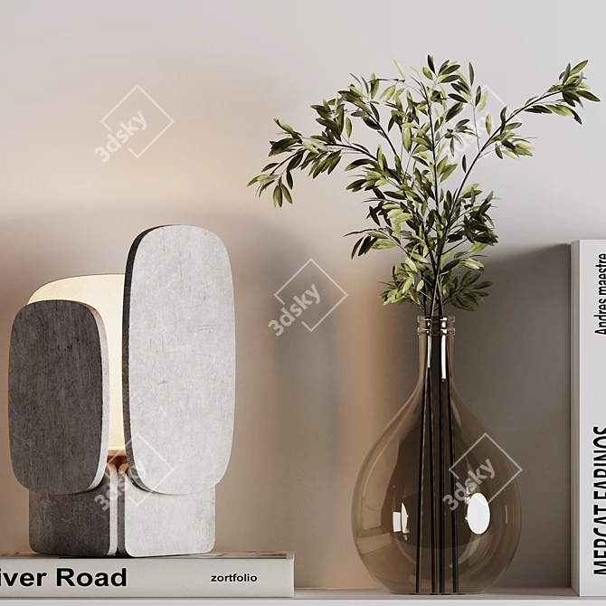 Modern Decor Set 2015 3D model image 5