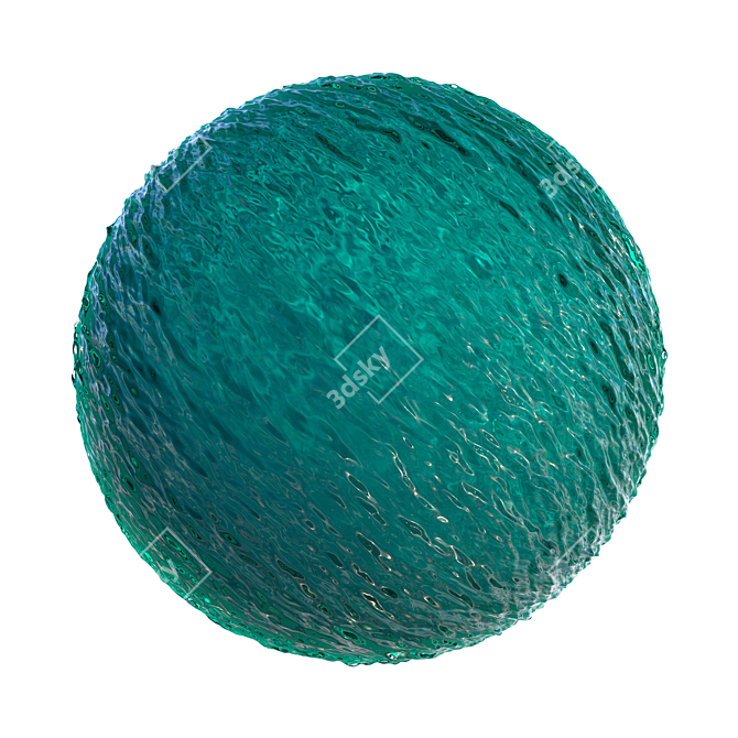 Seamless Ocean Texture Pack 3D model image 1