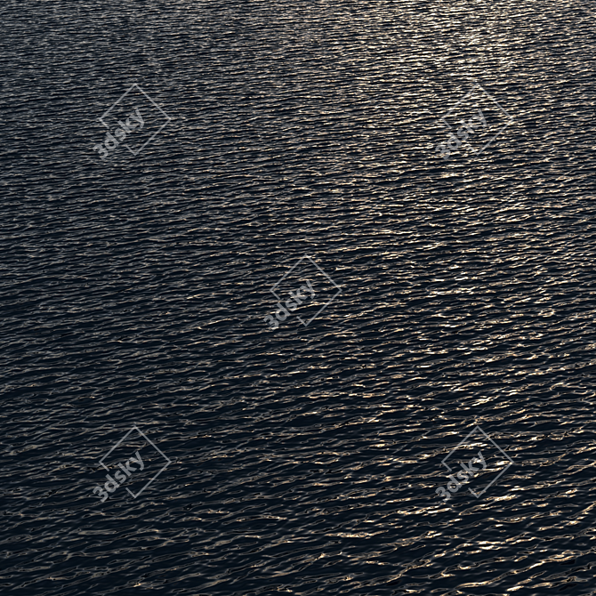 Seamless Ocean Texture Pack 3D model image 5