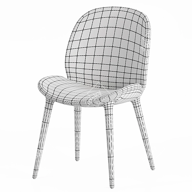 VIPP Lodge Chair Duo 3D model image 6