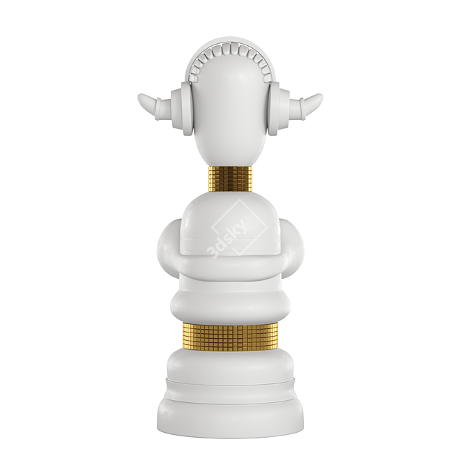 Mutaforma DEMODIKE Sculptural Zoo Vase 3D model image 3