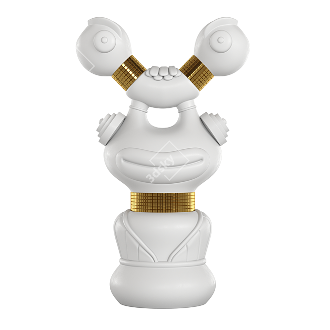 Mutaforma Midas Sculptural Zoomorphic Vase 3D model image 2