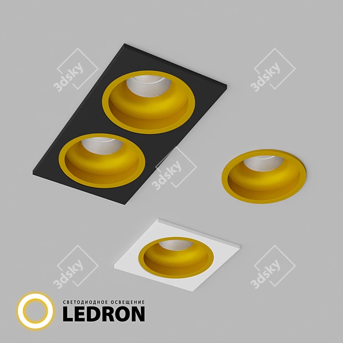 LevelSQ LEDron IP40 Protection 3D model image 1