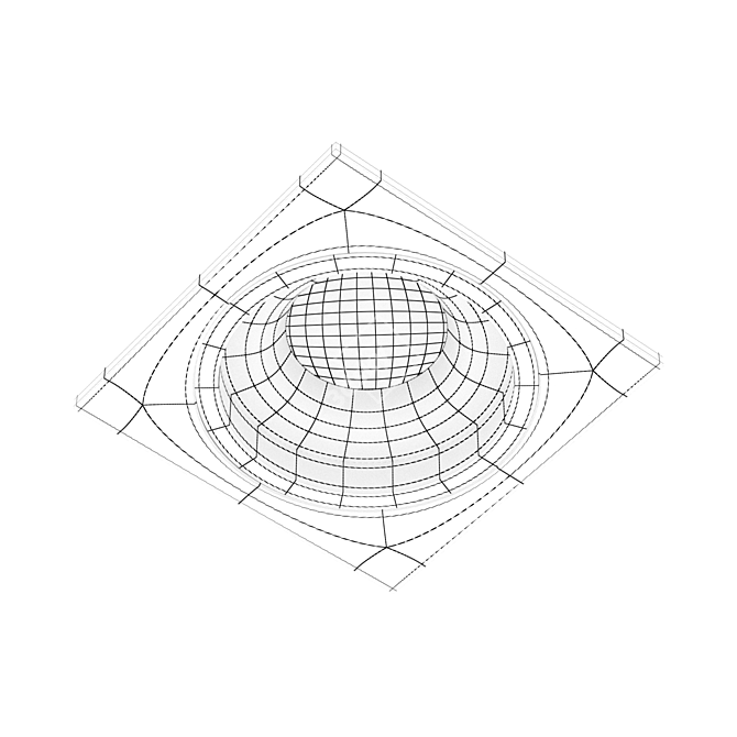 LevelSQ LEDron IP40 Protection 3D model image 4