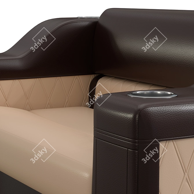 Yacht Sofa Model MAX 2017 3D model image 5