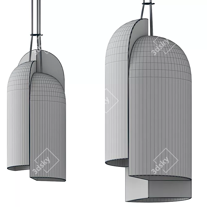 Ireland Pendant Light - BLux 3D model image 2