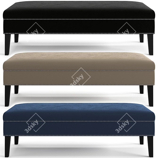 Modern Eichholtz Truman Bench 3D model image 1