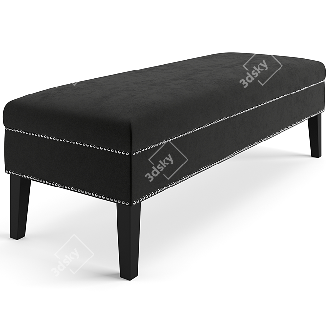 Modern Eichholtz Truman Bench 3D model image 2