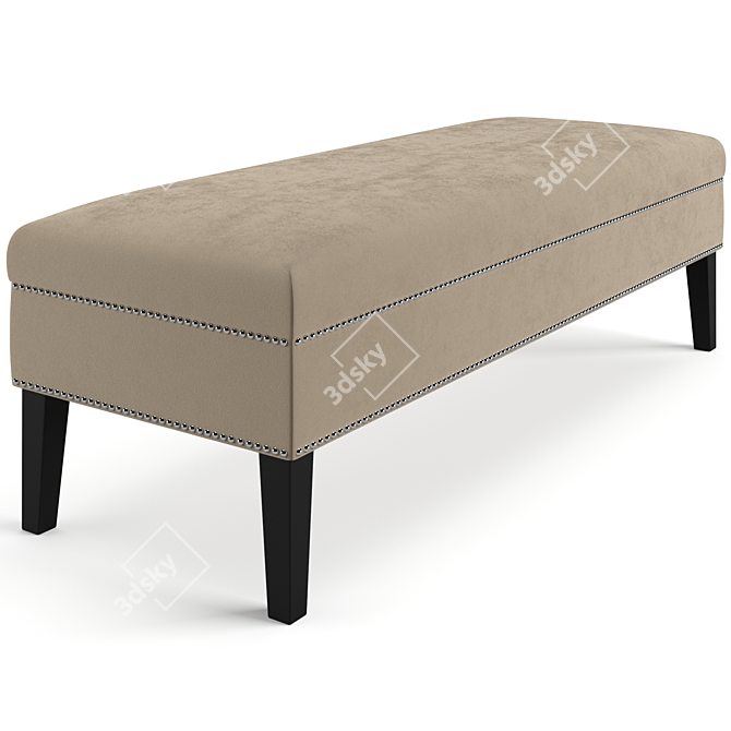 Modern Eichholtz Truman Bench 3D model image 3
