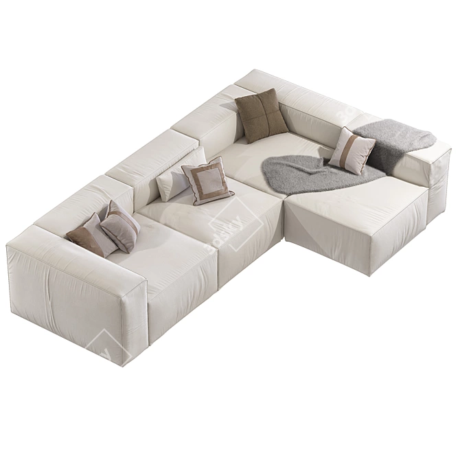 Title: Contemporary Lennon Sofa Design 3D model image 2