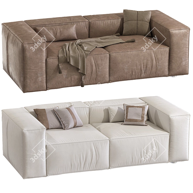 Title: Contemporary Lennon Sofa Design 3D model image 4