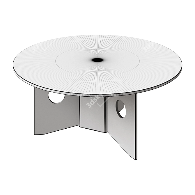Illuminated Lucite Coffee Table, 1970 3D model image 2