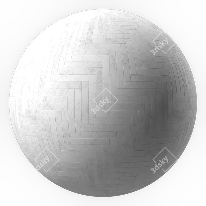 Marble Tile 4k 3Ds Max 3D model image 1