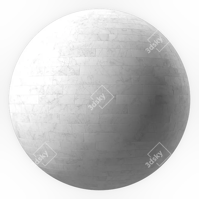 Marble Tile 4k 3Ds Max 3D model image 3