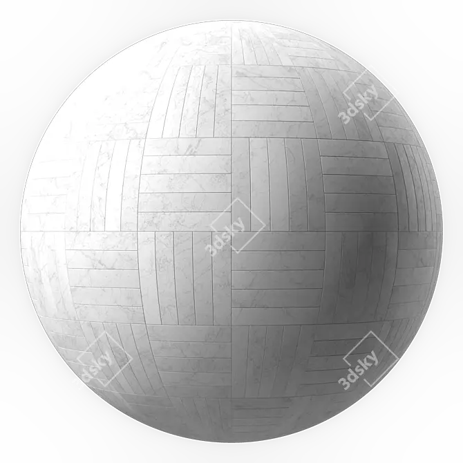 Marble Tile 4k 3Ds Max 3D model image 5
