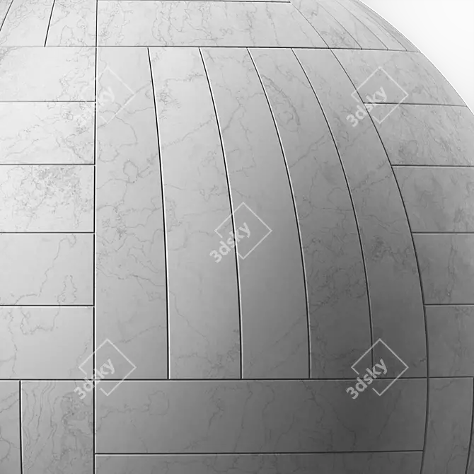 Marble Tile 4k 3Ds Max 3D model image 6