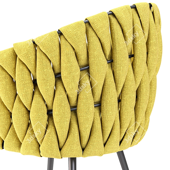 Elegant Dining Chair MATILDA 3D model image 6