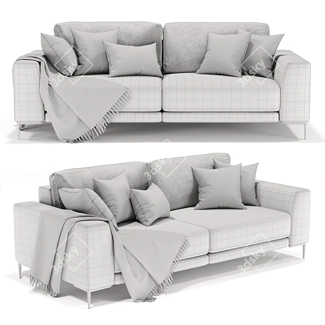 Modern Norton Sofa Bed 3D model image 6