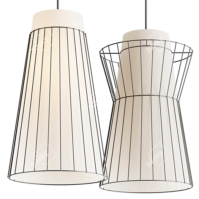 Minimalist Edge Lamp Light 3D model image 1