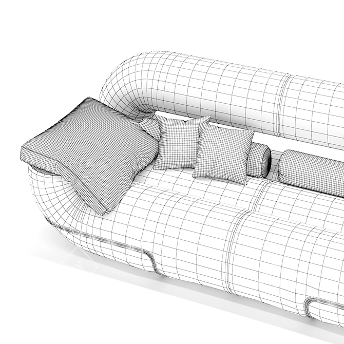 Kuka Sofa: Modern Design Elegance 3D model image 6