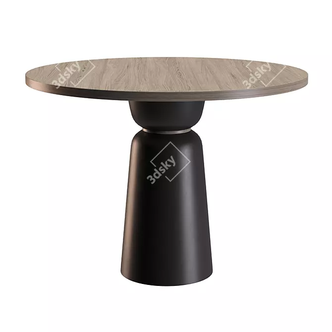 Contemporary Dining Table CHESS 3D model image 4