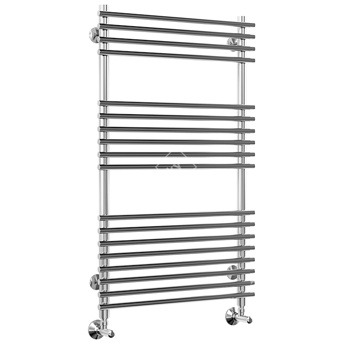 Chrome Towel Warmer Terminus Vatra 3D model image 1