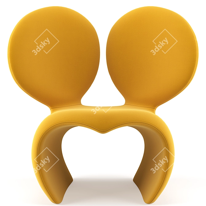 Modern Mouse Armchair for 3D 3D model image 2