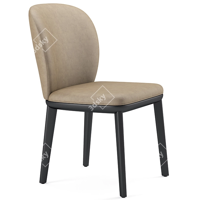 Modern Italian Chrishell Chair, 3D Model 3D model image 2