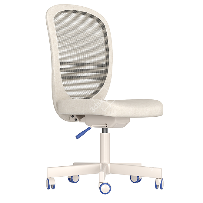 IKEA FLINTAN Office Chair, Ergonomic 3D model image 1