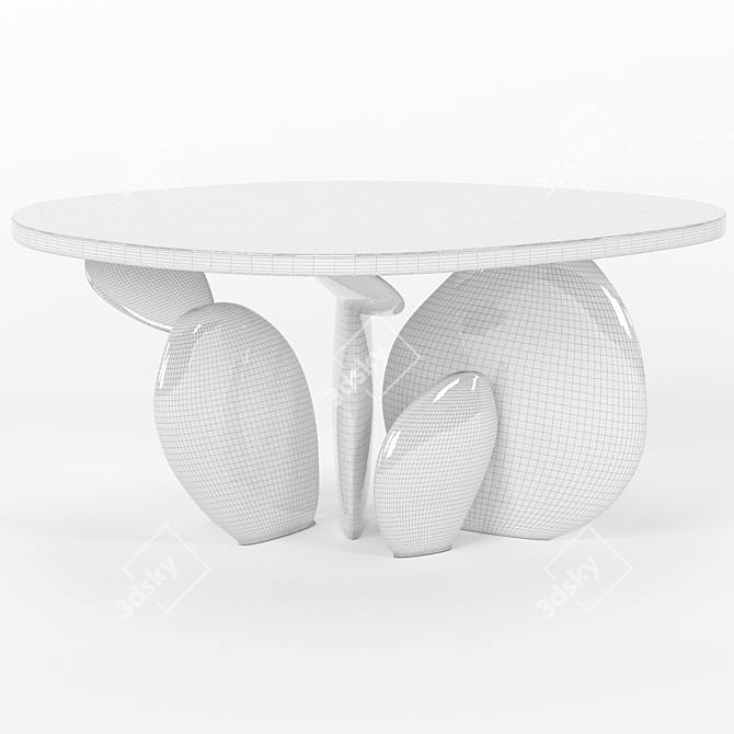 Gobi Low Coffee Table Set 3D model image 5