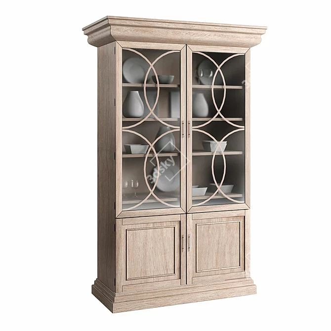 El Matador Curio Display Cabinet 3D model image 1